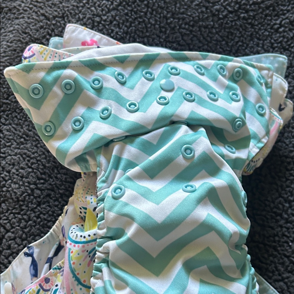 Colorful Kids Cloth Diaper Set - Picture 9 of 10